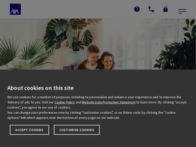 'axa.ie' screenshot