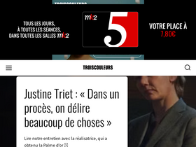 'troiscouleurs.fr' screenshot