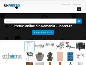 'unpret.ro' screenshot