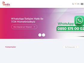 'gediz.com' screenshot