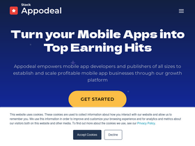 'appodeal.com' screenshot
