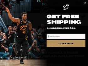 'cavaliersteamshop.com' screenshot