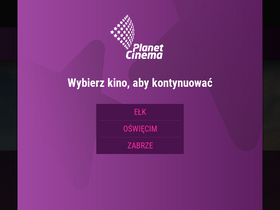 'planetcinema.pl' screenshot