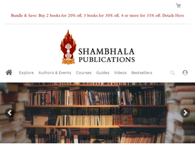 'shambhala.com' screenshot