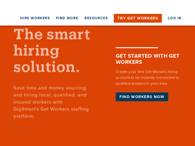'gigsmart.com' screenshot