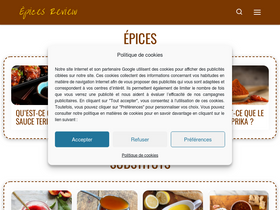 'epices-review.fr' screenshot