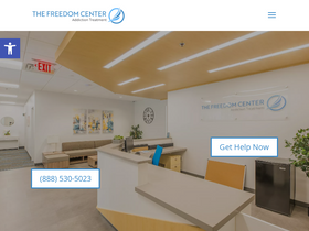 'thefreedomcenter.com' screenshot