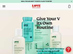 'lovewellness.com' screenshot