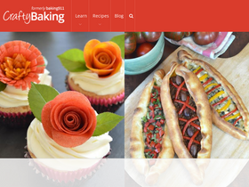 'craftybaking.com' screenshot