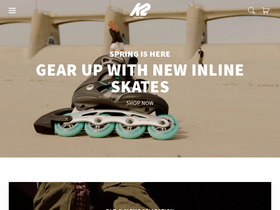 'k2skates.com' screenshot