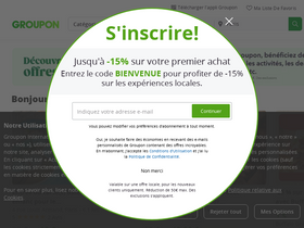 'groupon.fr' screenshot