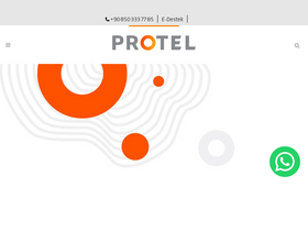 'protel.com.tr' screenshot