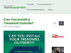 'gymcrafter.com' screenshot