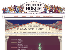 'veritablehokum.com' screenshot