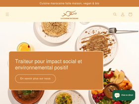 La cuisine de Souad homepage screenshot