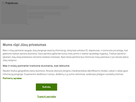 'ntzemelapis.lt' screenshot