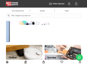 'genpateknikservis.com.tr' screenshot