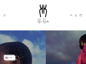 kokikamala.com homepage screenshot
