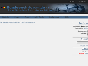 'bundeswehrforum.de' screenshot