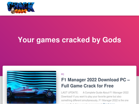 'crackgods.com' screenshot
