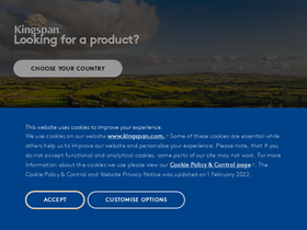 'kingspan.com' screenshot