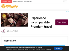 'mathspapers.info' screenshot