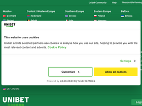 'unibet.nu' screenshot