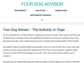 'yourdogadvisor.com' screenshot