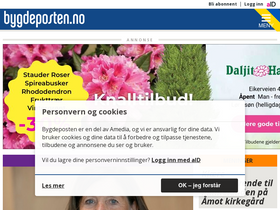 'bygdeposten.no' screenshot