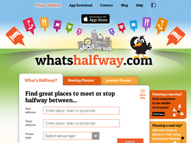 'whatshalfway.com' screenshot