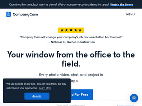 'companycam.com' screenshot