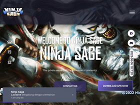 'ninjasage.id' screenshot