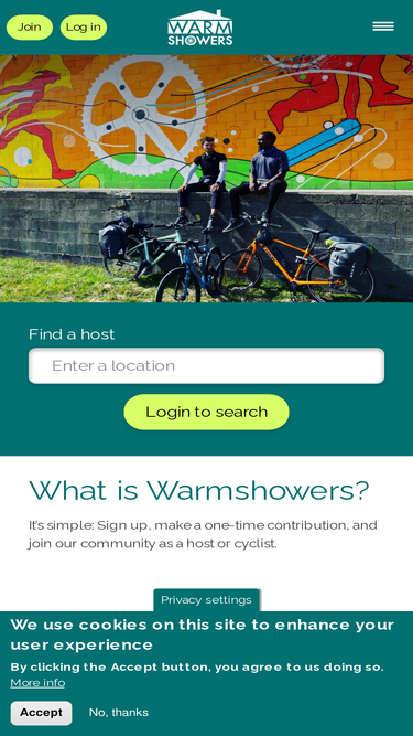 es.warmshowers.org
