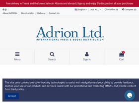 'adrionltd.com' screenshot