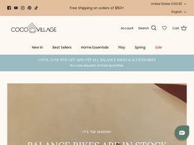 'cocovillage.com' screenshot