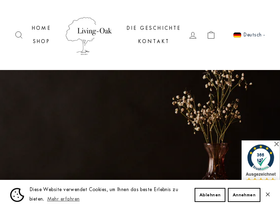 living-oak.de homepage screenshot