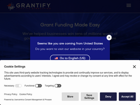 'grantify.io' screenshot
