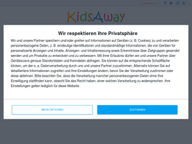 'kidsaway.de' screenshot
