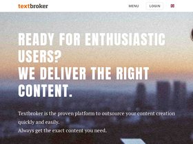 'textbroker.co.uk' screenshot