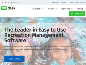 'recdesk.com' screenshot