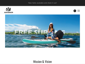 advenorfitness.com homepage screenshot