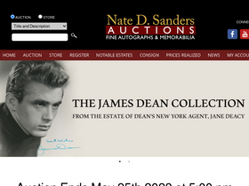 'natedsanders.com' screenshot