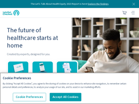 'letsgetchecked.com' screenshot
