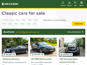 'carandclassic.com' screenshot