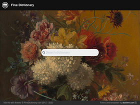 'finedictionary.com' screenshot
