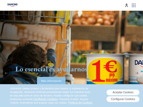 'danone.es' screenshot