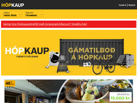 'hopkaup.is' screenshot