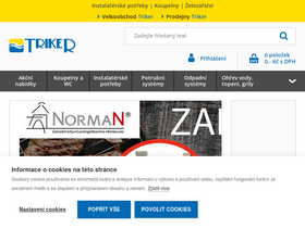 'triker.cz' screenshot