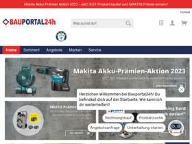 'bauportal24h.de' screenshot