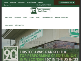 'firstccu.com' screenshot